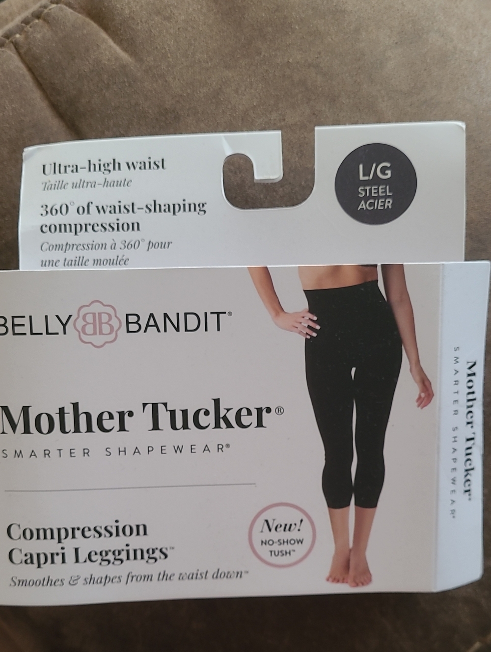 Belly Bandit Black Mother Tucker Capri Shapewear Post-Partum